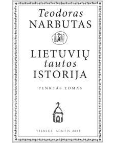 Lietuvių tautos istorija. 5 tomas